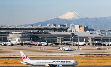 COVID-19 antigen testing in Haneda airport in Tokyo Japan 