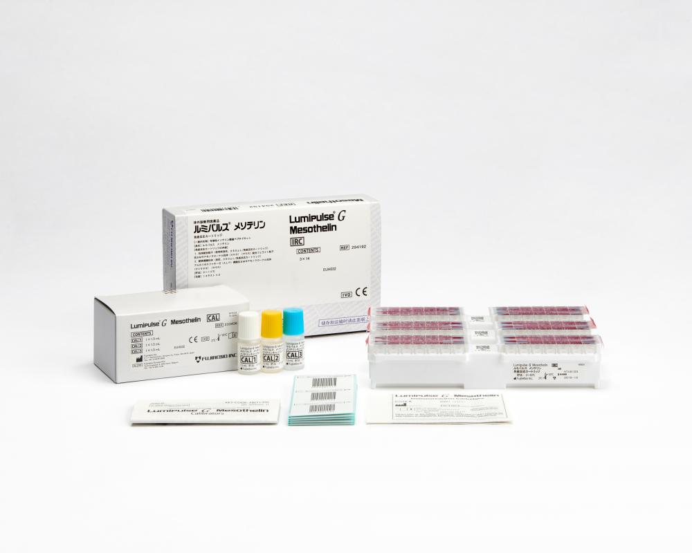 Lumipulse G Mesothelin Immunoreaction Cartridges (294192) and Lumipulse G Mesothelin Calibrators (233436)